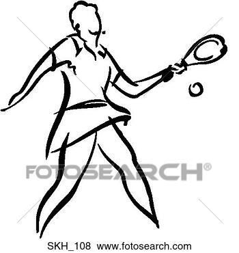 Clip Art - tennis. fotosearch 
- search clipart, 
illustration, 
drawings and vector 
eps graphics images