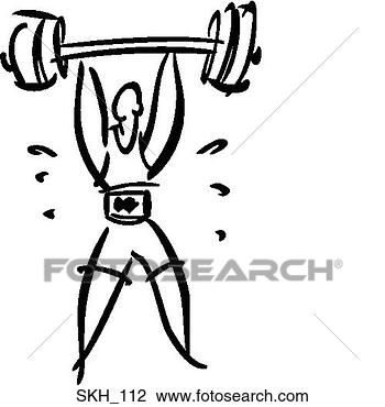 Clipart - weight lifter. 
fotosearch - search 
clipart, illustration, 
drawings and vector 
eps graphics images