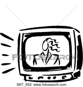 Clipart - television. fotosearch 
- search clipart, 
illustration, 
drawings and vector 
eps graphics images