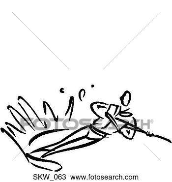 Clipart - water skiing. 
fotosearch - search 
clipart, illustration, 
drawings and vector 
eps graphics images