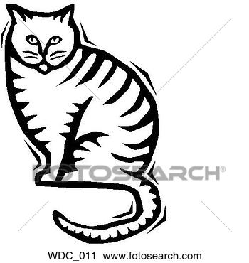 Clipart - sitting cat. fotosearch 
- search clipart, 
illustration, 
drawings and vector 
eps graphics images