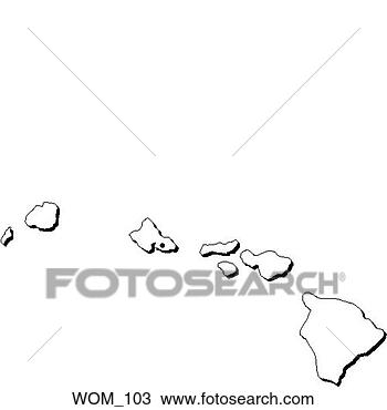 Clipart - hawaii black. 
fotosearch - search 
clipart, illustration, 
drawings and vector 
eps graphics images