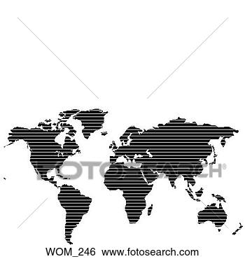 Clip Art - world black 3. 
fotosearch - search 
clipart, illustration, 
drawings and vector 
eps graphics images