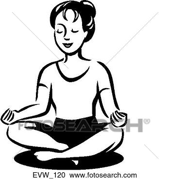Clipart - focusing with 
yoga. fotosearch 
- search clipart, 
illustration, 
drawings and vector 
eps graphics images