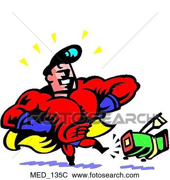 Clipart - super,  recuperação. 
fotosearch - busca 
de ilustrações 
clipeart e desenhos