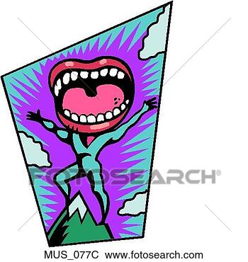 Clip Art - mountaintop singer 
color. fotosearch 
- search clipart, 
illustration, 
drawings and vector 
eps graphics images