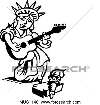 Clip Art - rockin,  américa. 
fotosearch - busca 
de ilustrações 
clipeart e desenhos