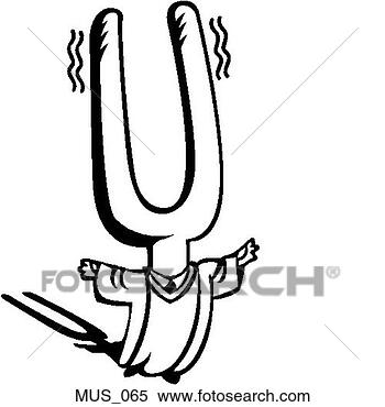 Clipart - tuning fork sings. 
fotosearch - search 
clipart, illustration, 
drawings and vector 
eps graphics images