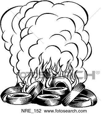 Clipart - burning tires. 
fotosearch - search 
clipart, illustration, 
drawings and vector 
eps graphics images