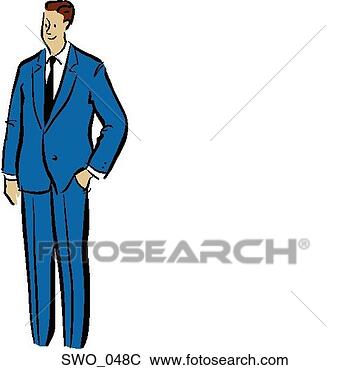 Clip Art - man in suit. fotosearch 
- search clipart, 
illustration, 
drawings and vector 
eps graphics images