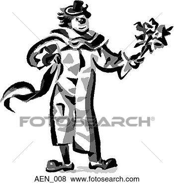 Clip Art - clown. fotosearch 
- search clipart, 
illustration, 
drawings and vector 
eps graphics images