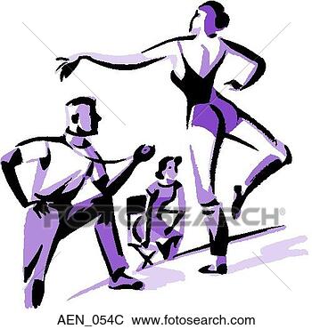 Clip Art - dancer in audition. 
fotosearch - search 
clipart, illustration, 
drawings and vector 
eps graphics images