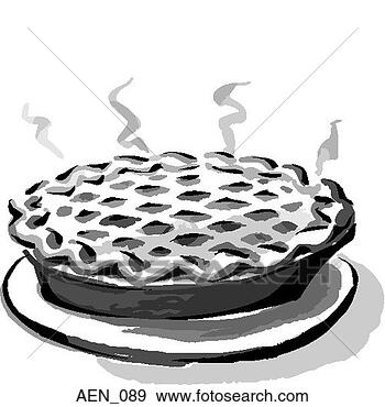 Clip Art - steaming pie. 
fotosearch - search 
clipart, illustration, 
drawings and vector 
eps graphics images