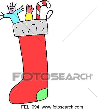 Clipart - stocking. fotosearch 
- search clipart, 
illustration, 
drawings and vector 
eps graphics images