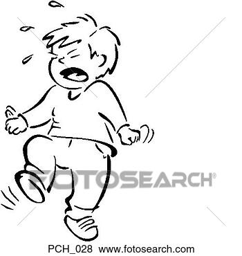 Clip Art - boy throwing temper 
tantrum. fotosearch 
- search clipart, 
illustration, 
drawings and vector 
eps graphics images