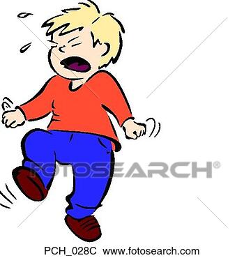 Clip Art - boy throwing temper 
tantrum. fotosearch 
- search clipart, 
illustration, 
drawings and vector 
eps graphics images