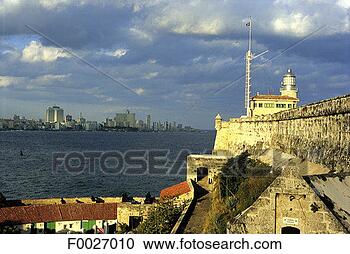Stock Photography - cuba, havana, 
harbour, lighthouse. 
fotosearch - search 
stock photos, 
pictures, images, 
and photo clipart
