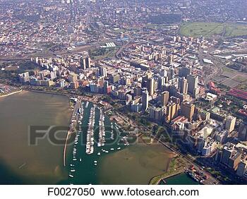 Stock Photography - south africa, 
zululand, aerial 
view of durban. 
fotosearch - search 
stock photos, 
pictures, images, 
and photo clipart