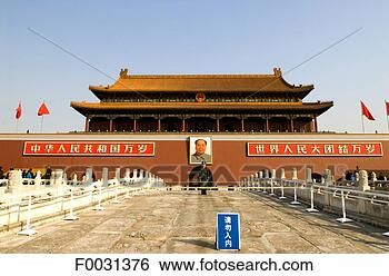 Stock Photo - china, beijing, 
tiananmen square, 
forbidden city. 
fotosearch - search 
stock photos, 
pictures, wall 
murals, images, 
and photo clipart