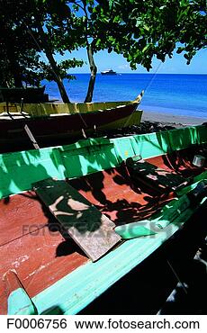 Stock Photo - french west indies, 
martinique, fishing 
boat on beach. 
fotosearch - search 
stock photos, 
pictures, images, 
and photo clipart