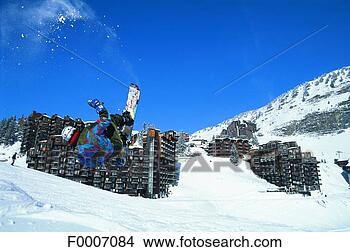 Stock Photo - france, alps, 
avoriaz, surfer. 
fotosearch - search 
stock photos, 
pictures, images, 
and photo clipart