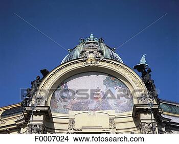 Stock Photo - prague, municipal 
house fronton. 
fotosearch - search 
stock photos, 
pictures, images, 
and photo clipart