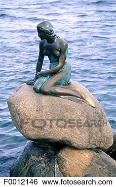 Stock Photo - denmark, copenhagen, 
the little mermaid. 
fotosearch - search 
stock photos, 
pictures, images, 
and photo clipart