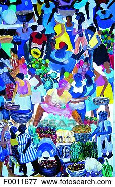 Picture - jamaica, port 
antonio, local 
naive painting. 
fotosearch - search 
stock photos, 
pictures, images, 
and photo clipart
