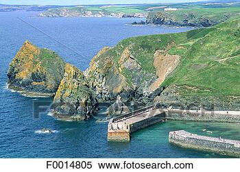 Stock Image - england, cornwall, 
mullion cove. 
fotosearch - search 
stock photos, 
pictures, images, 
and photo clipart