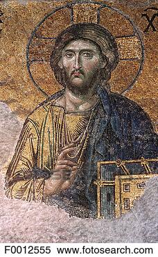 Stock Image - turkey, istanbul, 
st sophia, the 
deisis, byzantine 
mosaic. fotosearch 
- search stock 
photos, pictures, 
images, and photo 
clipart