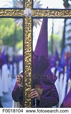 Stock Photo - spain, castilla-la 
mancha, cuenca, 
penitents. fotosearch 
- search stock 
photos, pictures, 
images, and photo 
clipart