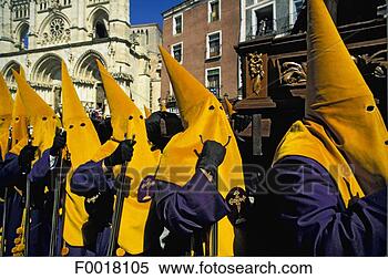 Stock Image - spain, castilla-la 
mancha, cuenca, 
penitents. fotosearch 
- search stock 
photos, pictures, 
images, and photo 
clipart