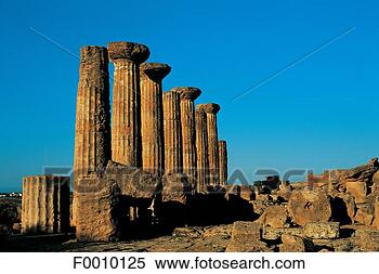 Stock Image - italy, sicily, 
agrigento, concord 
temple. fotosearch 
- search stock 
photos, pictures, 
images, and photo 
clipart