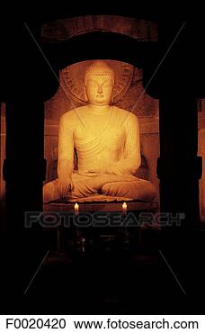 Stock Photography - south korea, kyongjiu, 
sokkuram caves, 
8th century statue 
of buddha. fotosearch 
- search stock 
photos, pictures, 
images, and photo 
clipart