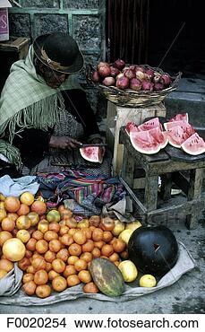Stock Photo - bolivia, la paz, 
indian market, 
calle max paredes. 
fotosearch - search 
stock photos, 
pictures, images, 
and photo clipart