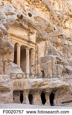 Picture - jordan, beida 
or little petra, 
nabataean tomb. 
fotosearch - search 
stock photos, 
pictures, images, 
and photo clipart
