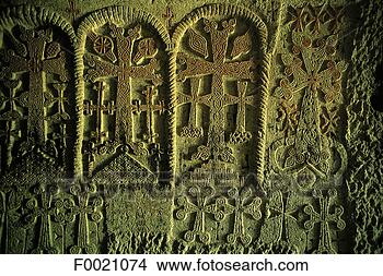Banco de Imagem - arménia,  geghard, 
 santissimo,  
lança,  mosteiro. 
fotosearch - busca 
de fotos, imagens 
e clipart