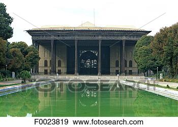 Stock Photograph - iran, esfahan, 
palace of the 
forty columns. 
fotosearch - search 
stock photos, 
pictures, images, 
and photo clipart
