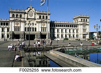 Stock Image - guatemala, guatemala 
city, constitution 
square, national 
palace. fotosearch 
- search stock 
photos, pictures, 
images, and photo 
clipart