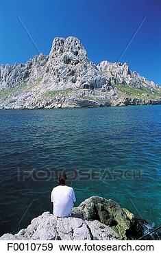 Stock Photograph - france, provence, 
marseilles, the 
goudes district, 
calanque. fotosearch 
- search stock 
photos, pictures, 
images, and photo 
clipart