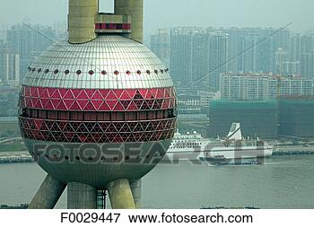 Picture - china, shanghai, 
pudong, tv tower, 
detail. fotosearch 
- search stock 
photos, pictures, 
images, and photo 
clipart