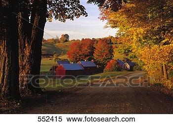 Stock Image - red barns along 
countryside  vermont. 
fotosearch - search 
stock photos, 
pictures, images, 
and photo clipart