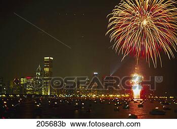 Stock Photography - fireworks in illinois 
 chicago. fotosearch 
- search stock 
photos, pictures, 
images, and photo 
clipart