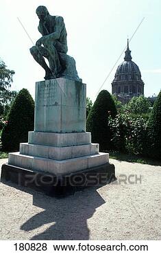 Stock Photo - the thinker  rodin 
museum  paris 
 france. fotosearch 
- search stock 
photos, pictures, 
images, and photo 
clipart