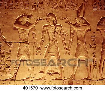 Stock Photography - relief  temple 
of seti i & ramses 
ii  abydos  eg. 
fotosearch - search 
stock photos, 
pictures, images, 
and photo clipart