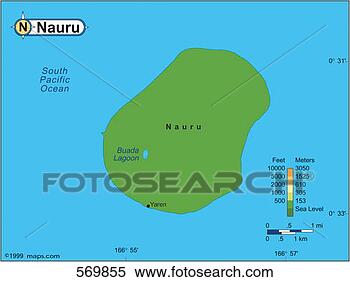 Stock Image - nauru elevation 
map. fotosearch 
- search stock 
photos, pictures, 
images, and photo 
clipart