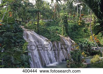 Stock Photo - waterfall  ochos 
rios  jamaica. 
fotosearch - search 
stock photos, 
pictures, images, 
and photo clipart