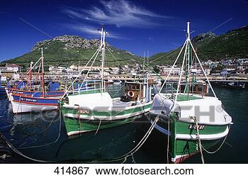 Picture - fishing boats 
 cape town  south 
africa. fotosearch 
- search stock 
photos, pictures, 
images, and photo 
clipart