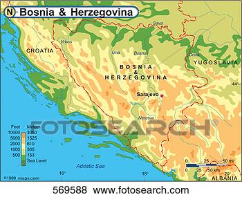 Stock Photo - bosnia and herzegovina 
elevation map. 
fotosearch - search 
stock photos, 
pictures, images, 
and photo clipart