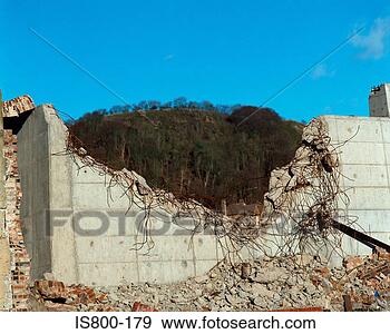 Stock Photograph - damaged wall. 
fotosearch - search 
stock photos, 
pictures, images, 
and photo clipart